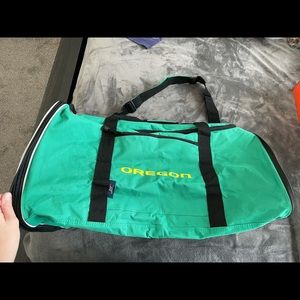 Green & Yellow Oregon Ducks Duffle Bag